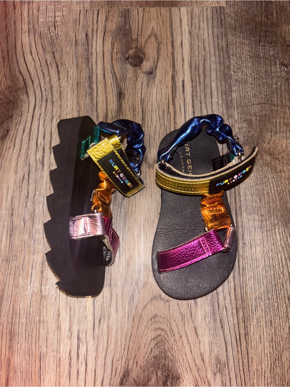 USED Baby Girl Kurt Geiger Sandals